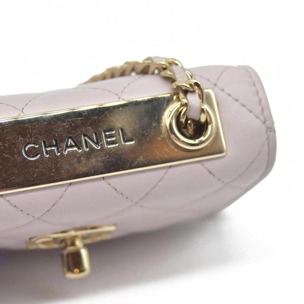 $3125 Chanel Quilted Mini Trendy CC Wallet On Chain Light - Picture 10 of 15